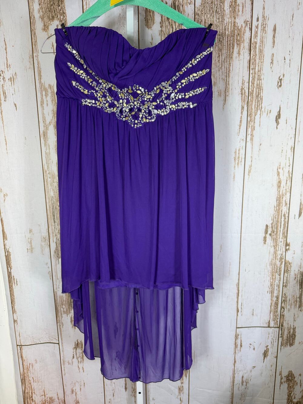 Deb, Strapless Mini Dress. Glitzy. Size 20. In good used condition!
